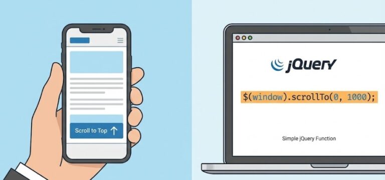 Simple ScrollTo Function with jQuery